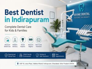 Best dentist in Indirapuram for kids and family dental care at Devine Dental