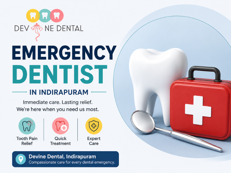 Emergency Dentist in Indirapuram: 8 Signs You Should Never Ignore | Devine Dental